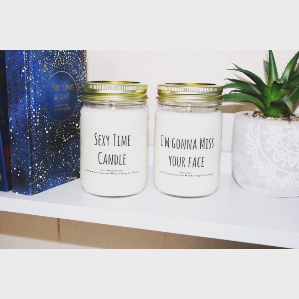 (4)🌟SALE🌟 custom labeled 8oz SOY candle - Picture 4 of 4